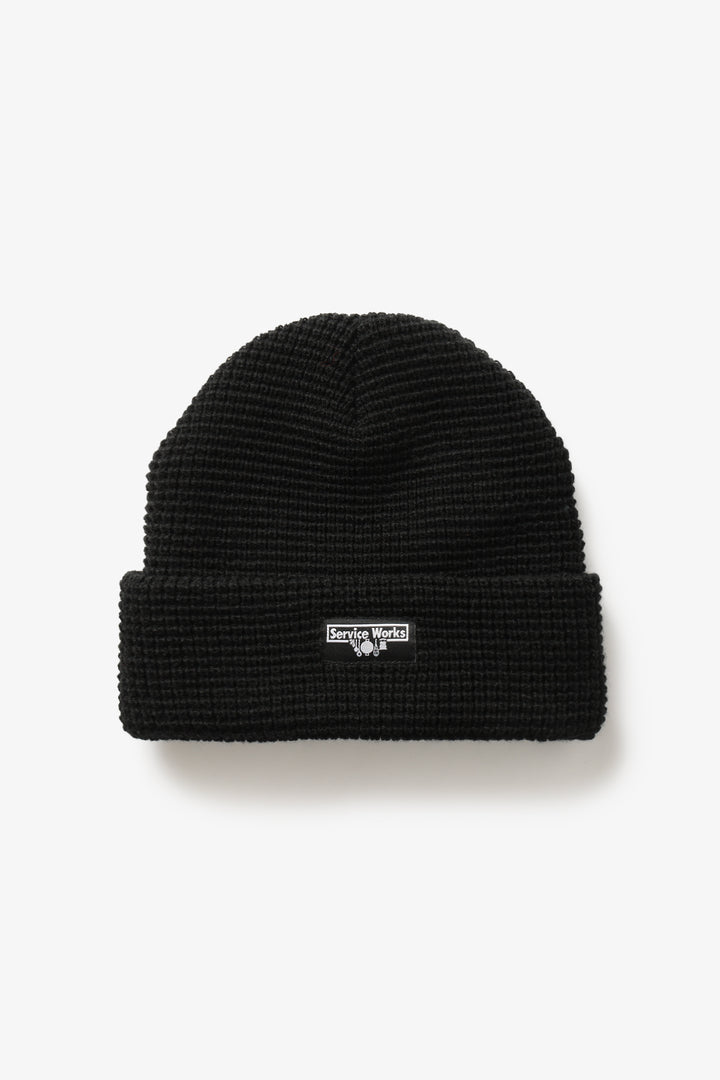 Service Works - Waffle Logo Beanie - Black