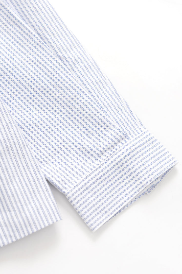 Blacksmith - 'Boxford' Utility Shirt - Blue Stripe