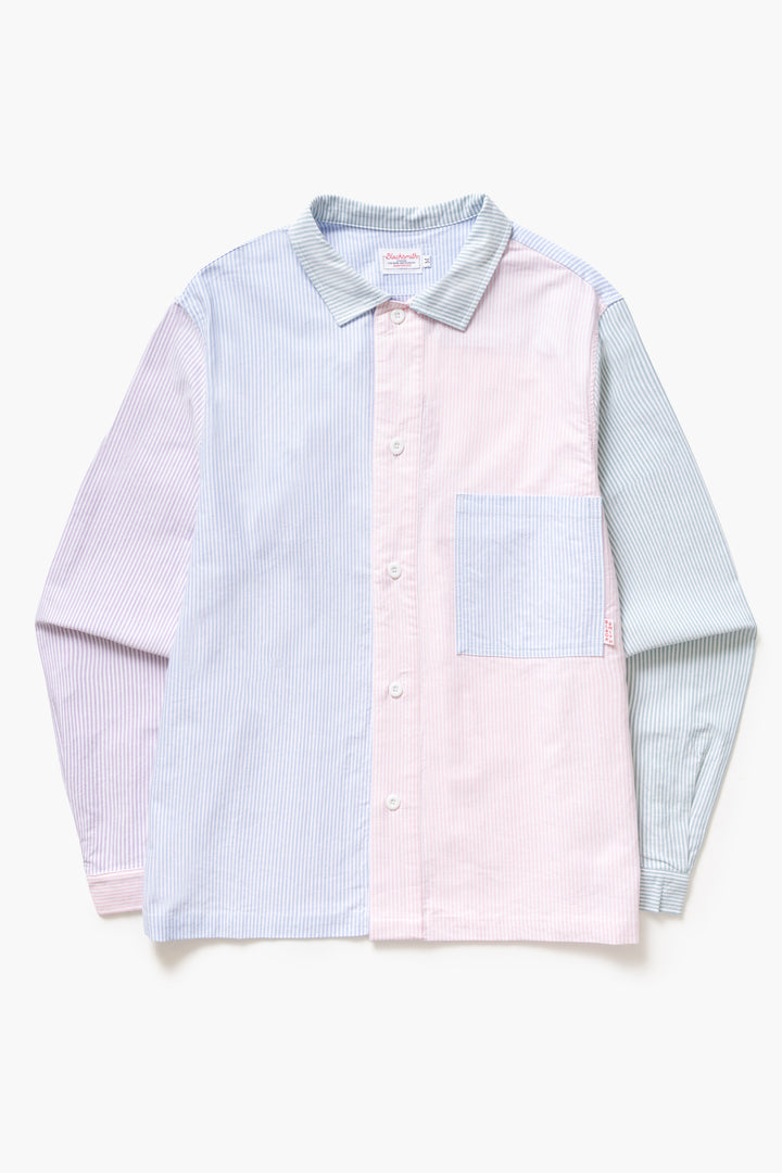 Blacksmith - 'Boxford' Utility Shirt - Crazy Stripe