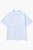 Blacksmith - 'Boxford' Short Sleeve Utility Shirt - Blue