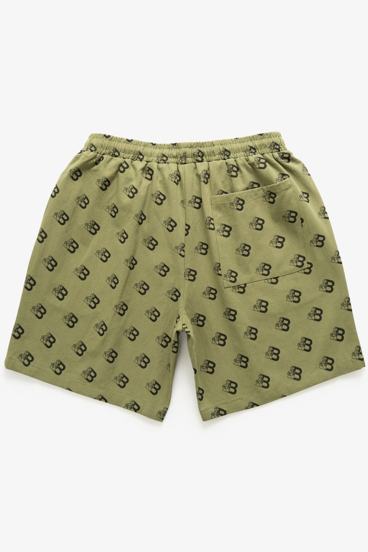 Blacksmith - All Over Grafter Shorts - Olive