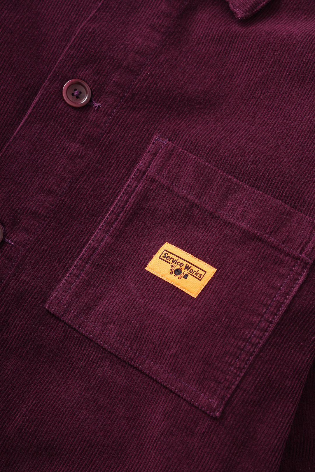 Service Works - Corduroy Coverall Jacket - Plum