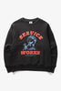 Service Works - Organic Chefswear Crewneck - Black