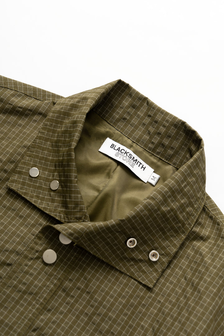 Blacksmith - Cropped Fairway Jacket - Olive