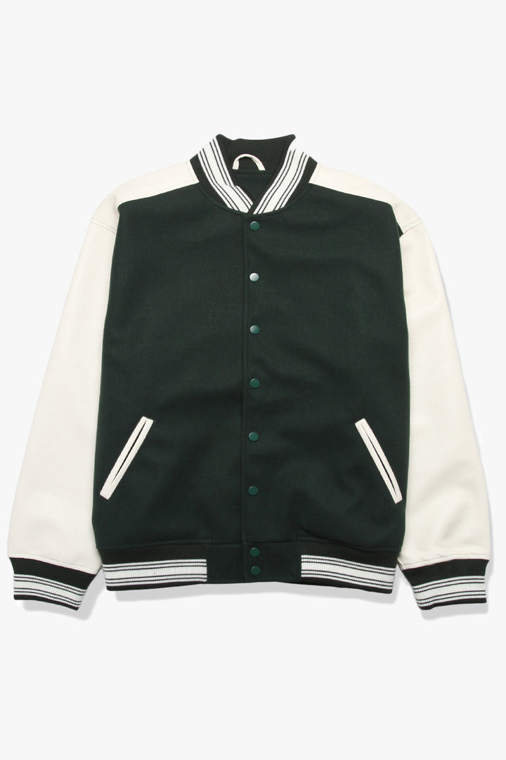 TRS - Vegan Varsity Jacket - Green