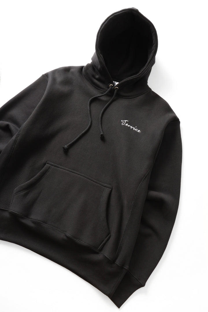 Service Works - Script Logo Hoodie - Black