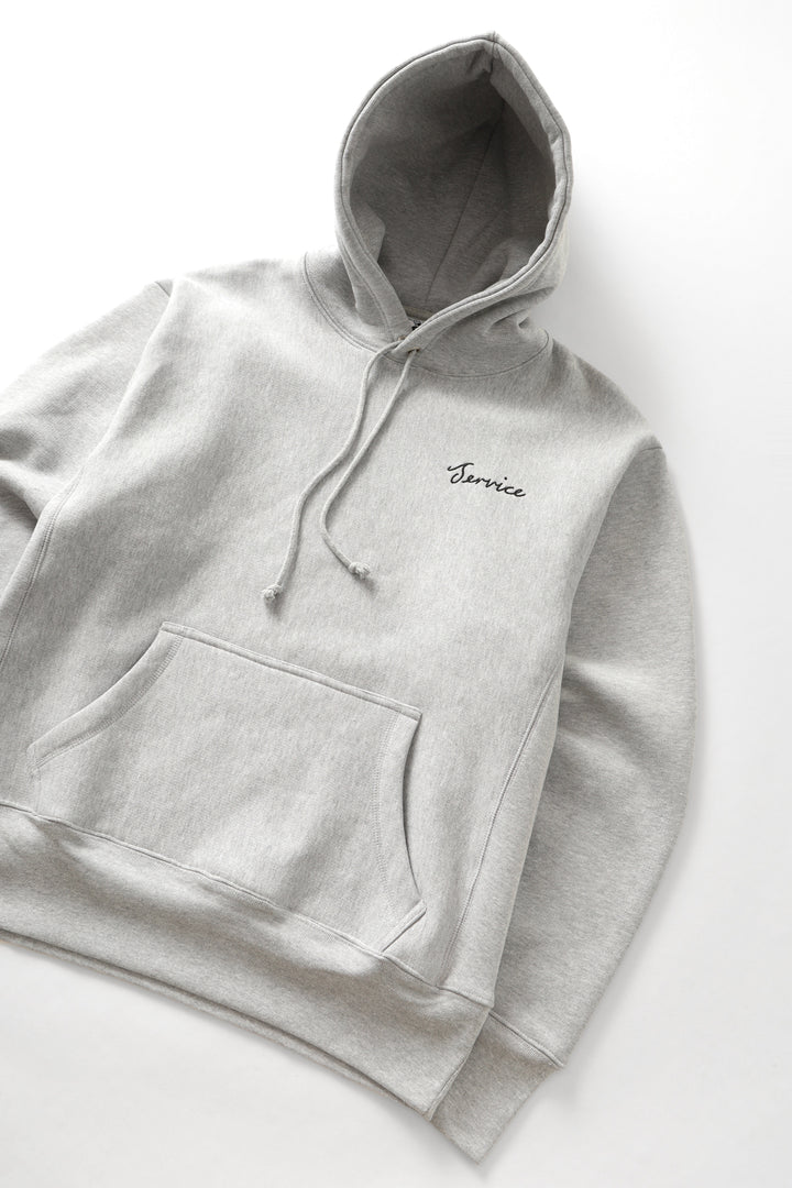 Service Works - Script Logo Hoodie - Marl Grey