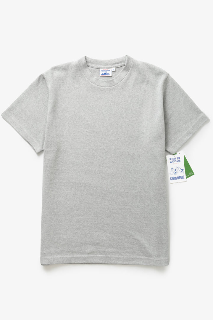 Power Goods - Super Weight T-Shirt - Heather Grey