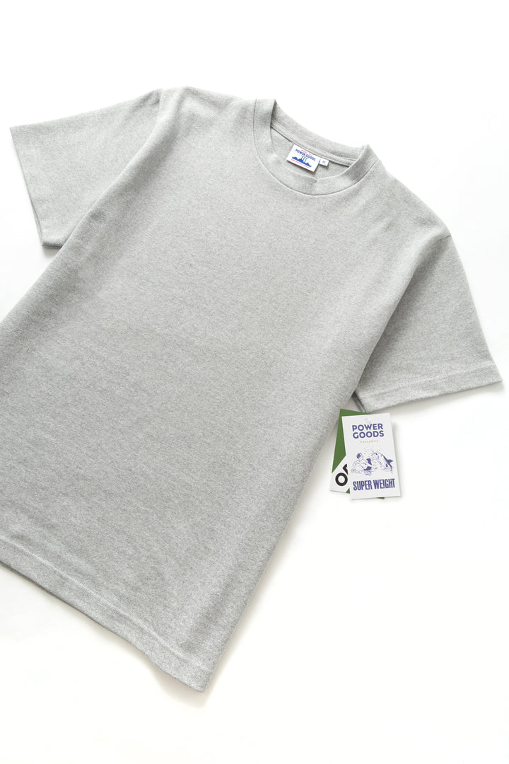 Power Goods - Super Weight T-Shirt - Heather Grey