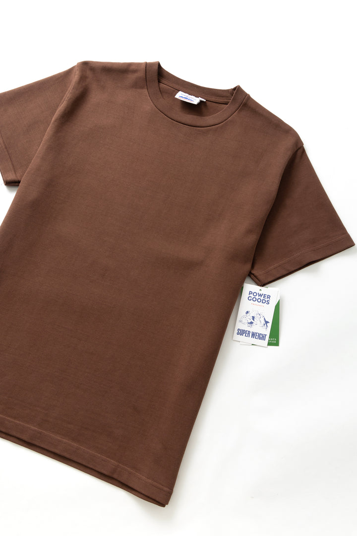 Power Goods - Super Weight T-Shirt - Brown