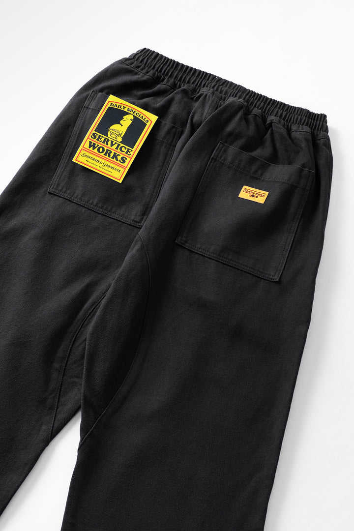 Service Works - Moleskin Chef Pants - Black