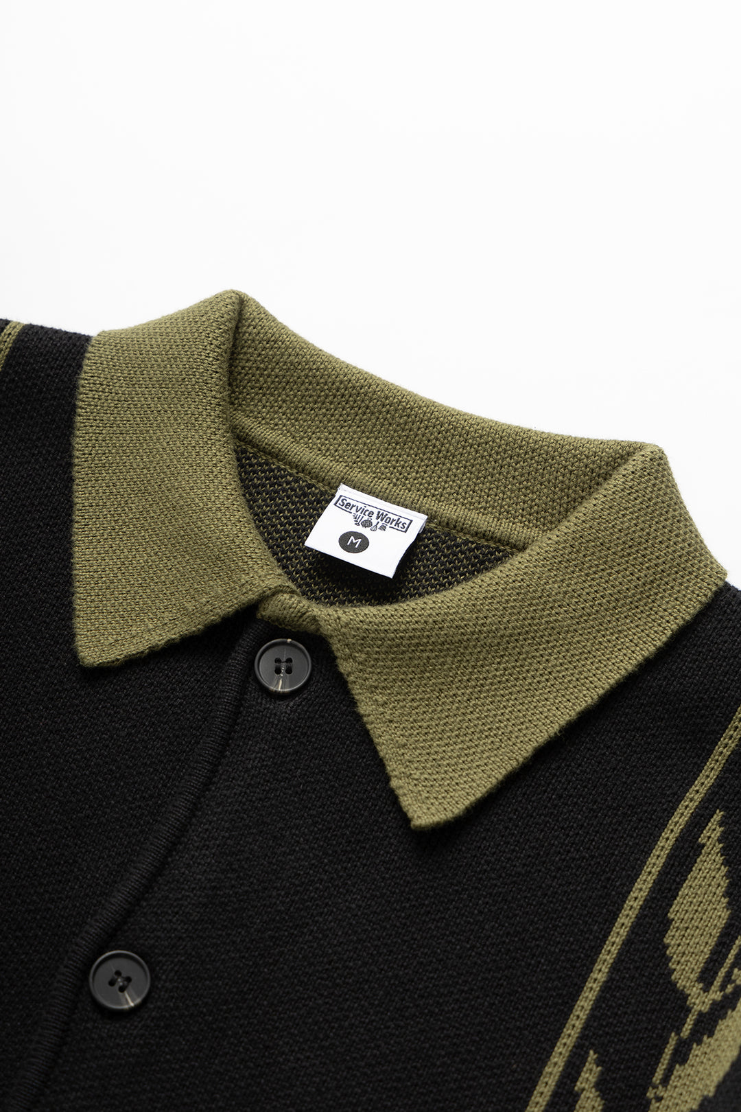 Service Works - Olive Branch Pullover - Black