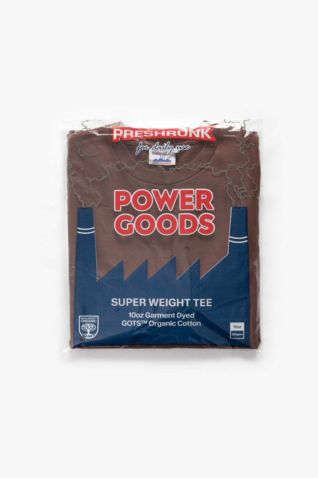 Power Goods - Super Weight T-Shirt - Brown