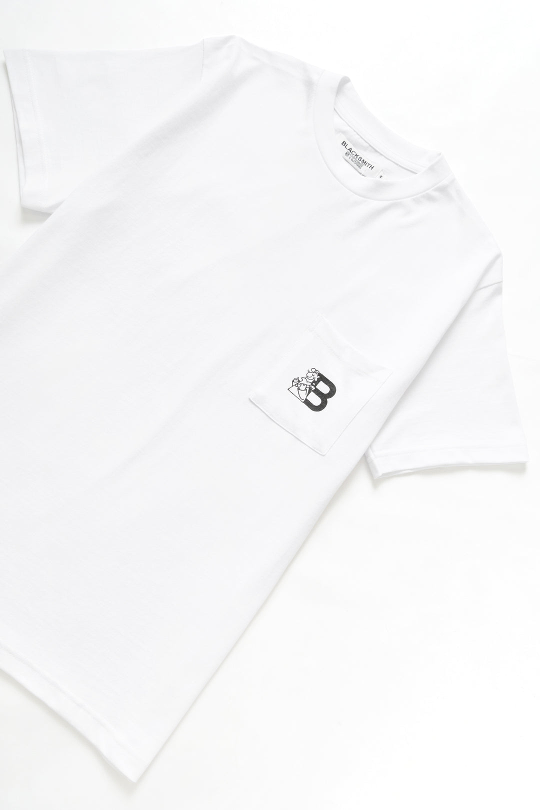 Blacksmith - Pocket Tee - White