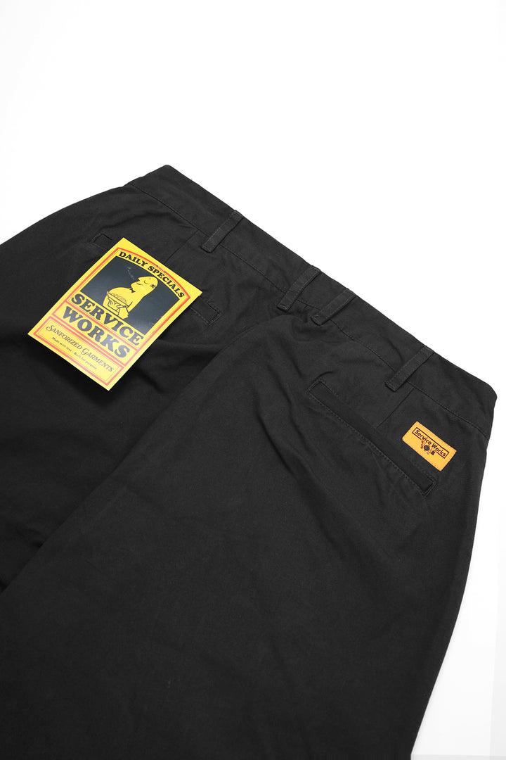 Service Works - Twill Part Timer Pant - Black