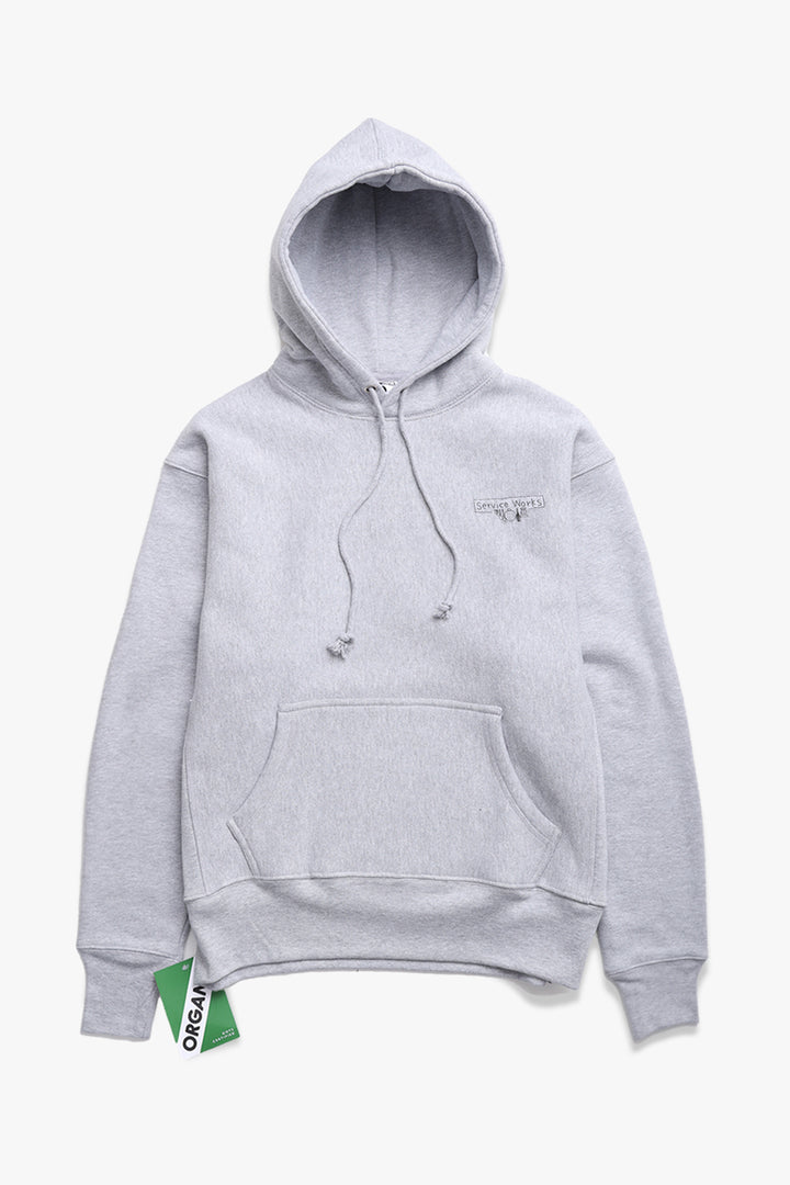 Service Works - 12oz Scribble Logo Hoodie - Grey