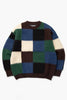 Blacksmith - Checkerboard Sweater - Brown