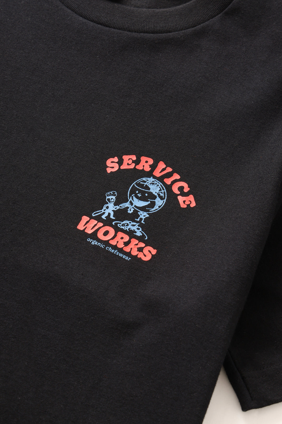 Service Works - Organic Chefswear Tee - Black