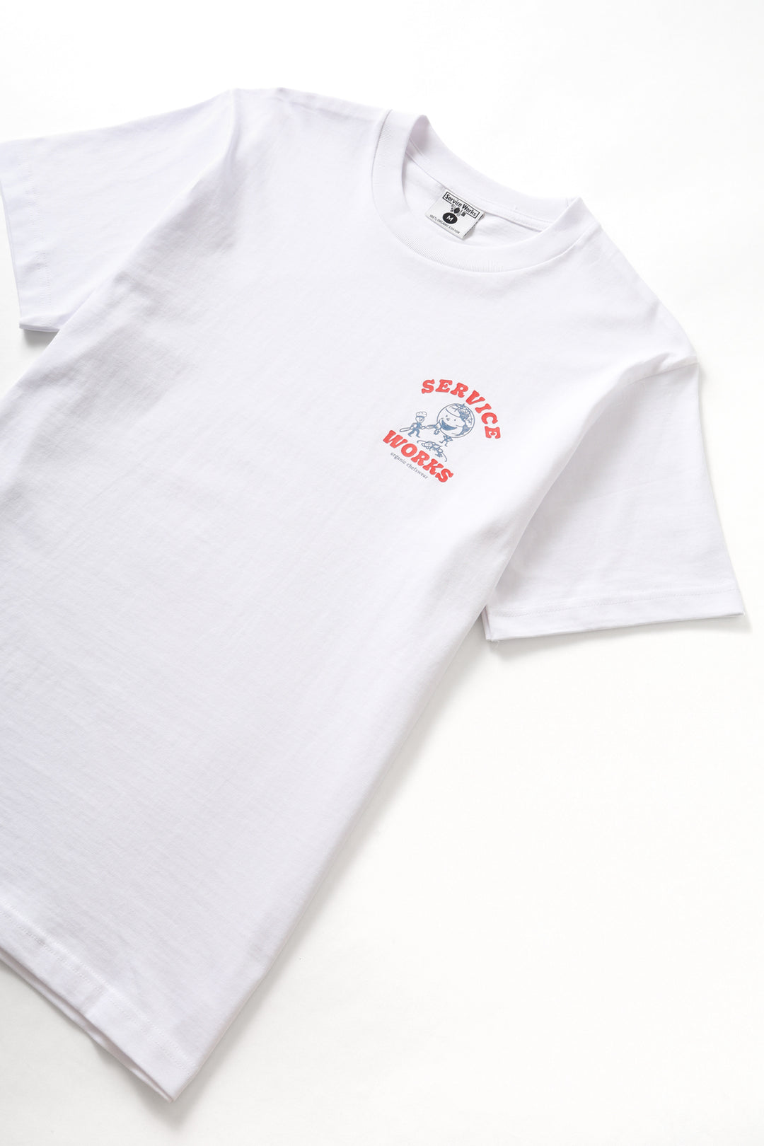 Service Works - Organic Chefswear Tee - White