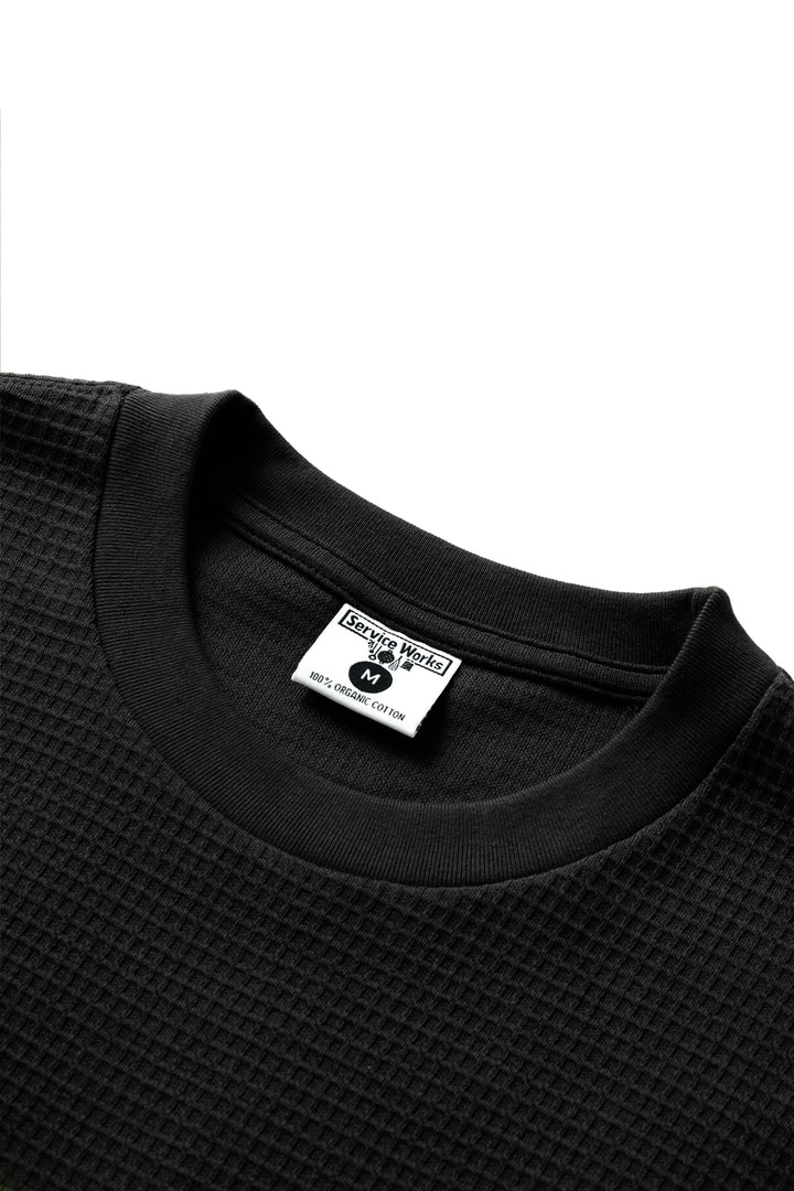 Service Works - Waffle Pocket Tee - Black