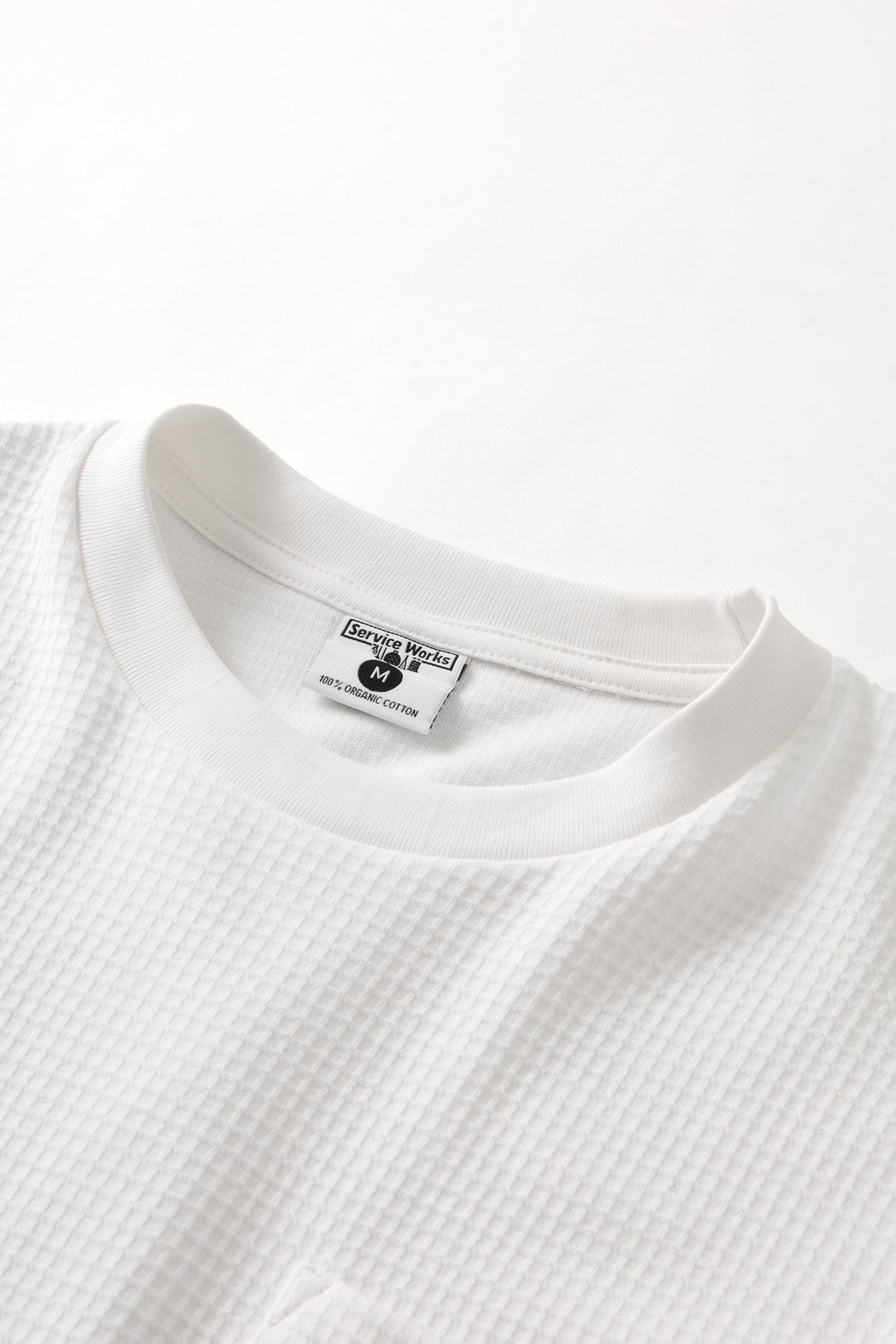 Service Works - Waffle Pocket Tee - White