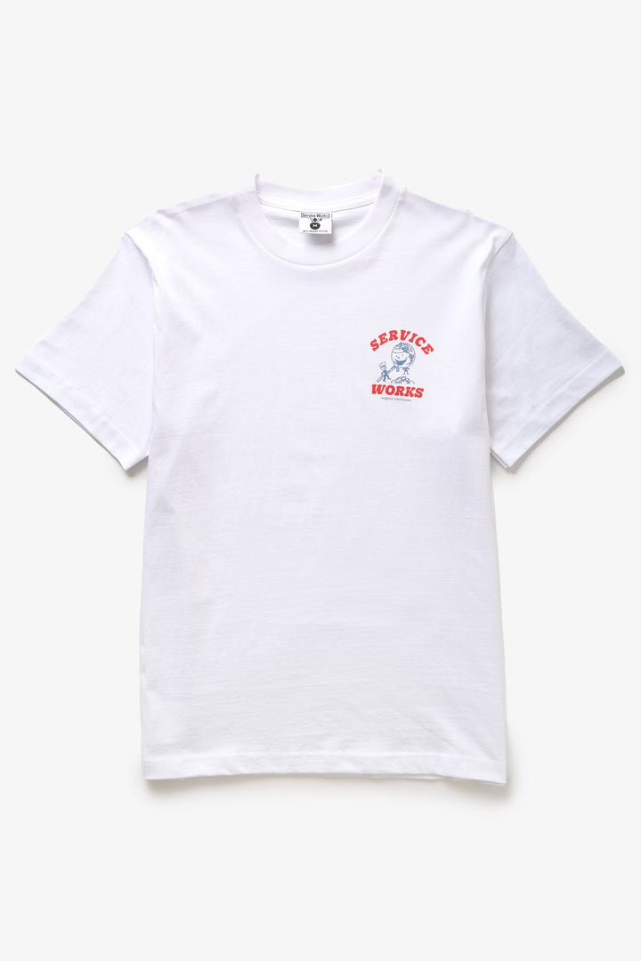 Service Works - Organic Chefswear Tee - White