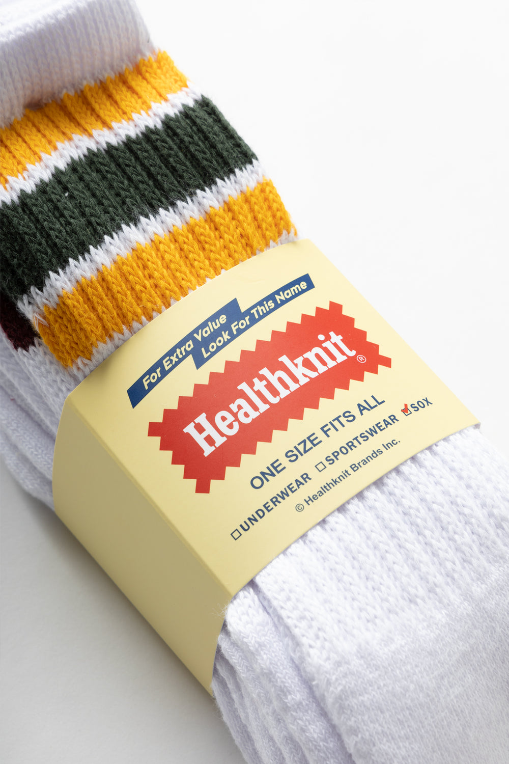 Healthknit white multi sock