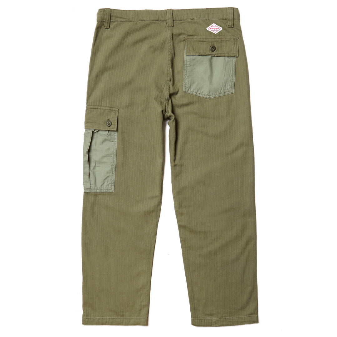 Blacksmith - Tonal Cargo Pants - Olive