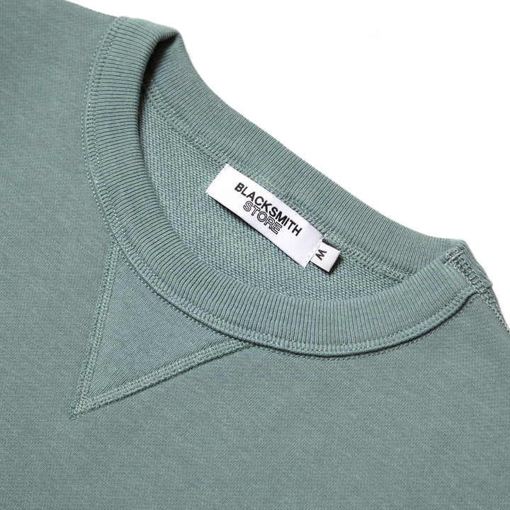 Blacksmith - Loopback Everyday Crewneck - Seafoam