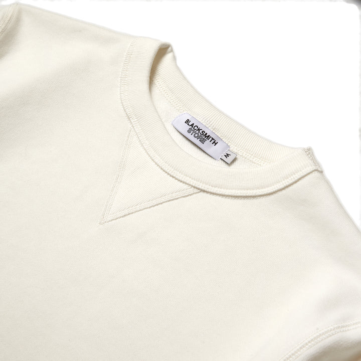 Blacksmith - Loopback Everyday Crewneck - Ivory