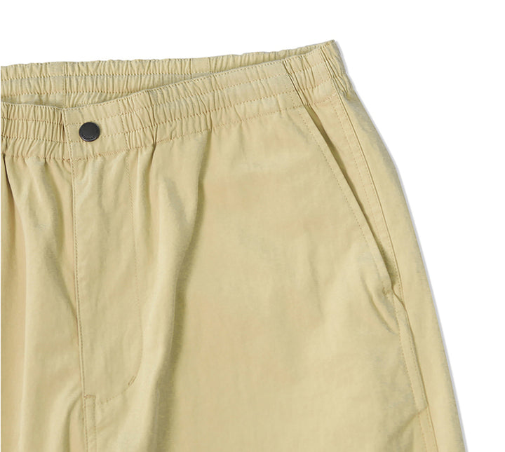 Outstanding & Co. - Shirred Waist Pants - Beige