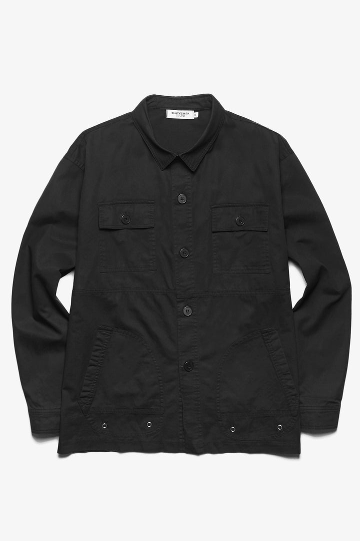 Blacksmith - Safari CPO Overshirt - Black