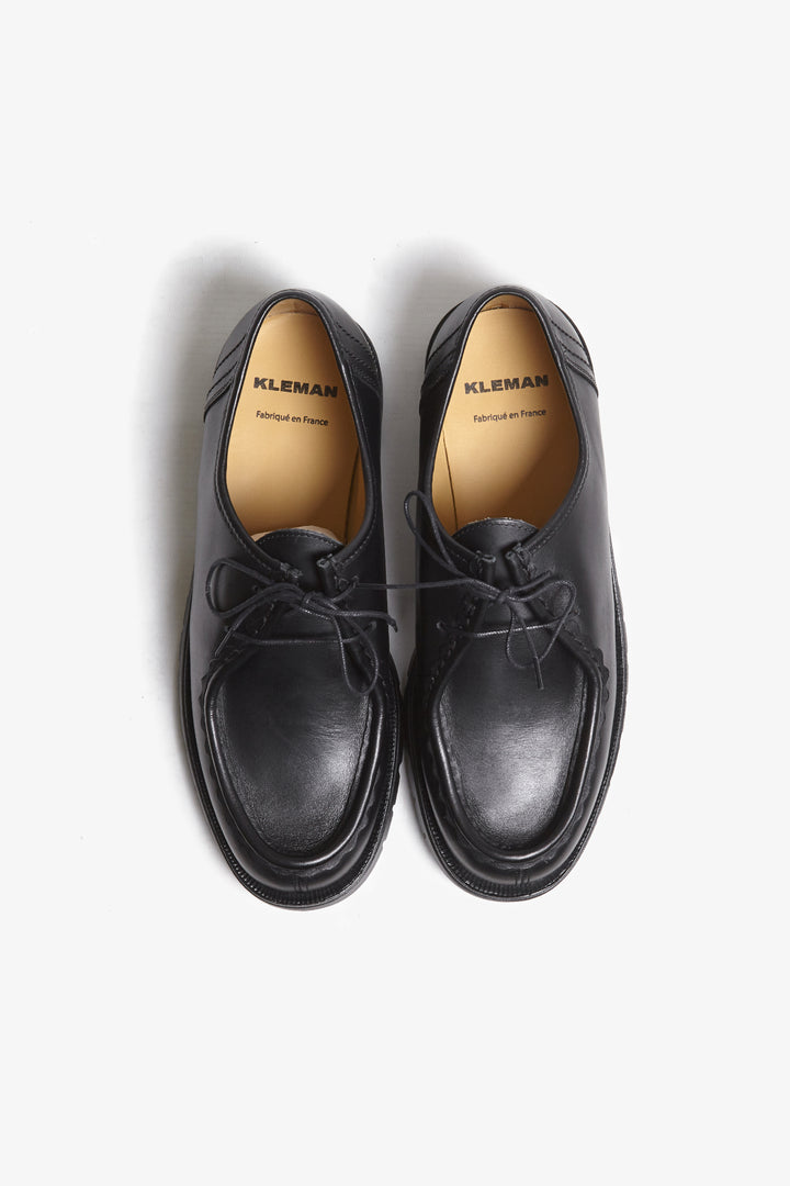 Kleman - Padror Moc Toe Shoe - Black