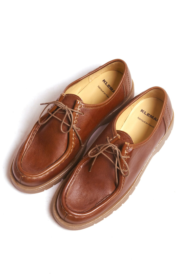 Kleman - Padror Moc Toe Shoe - Brique