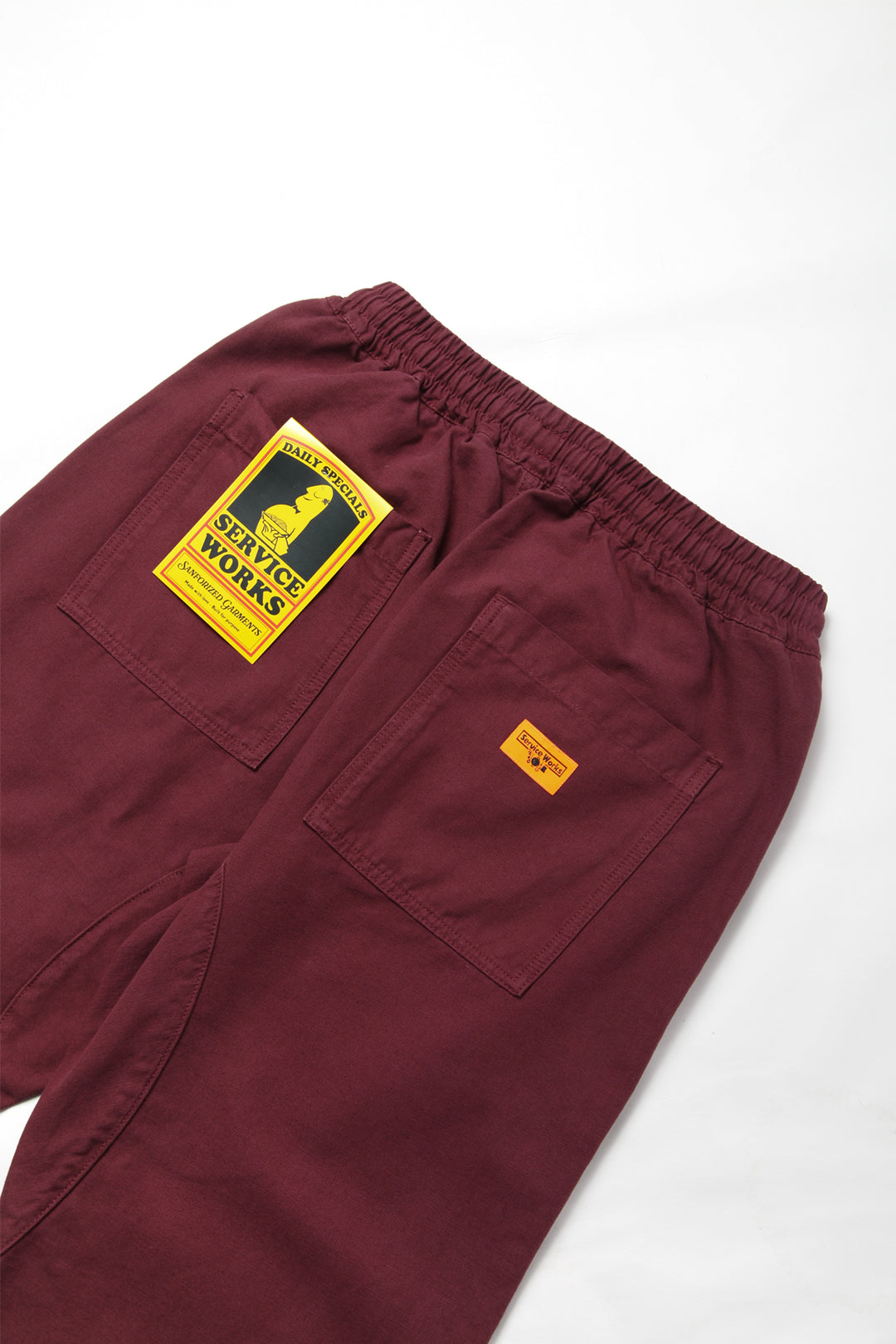 Service Works - Classic Chef Pants - Burgundy