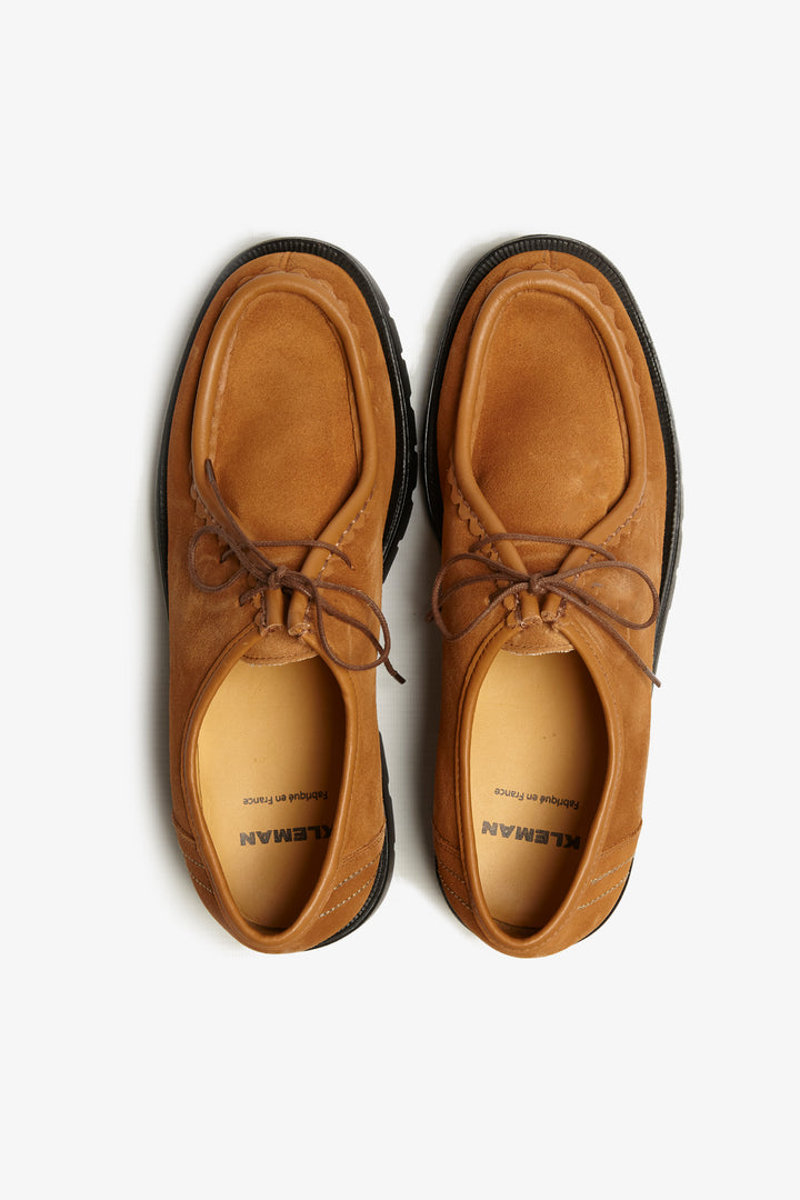 Kleman - Padror Moc Toe Shoe - Caramel Suede