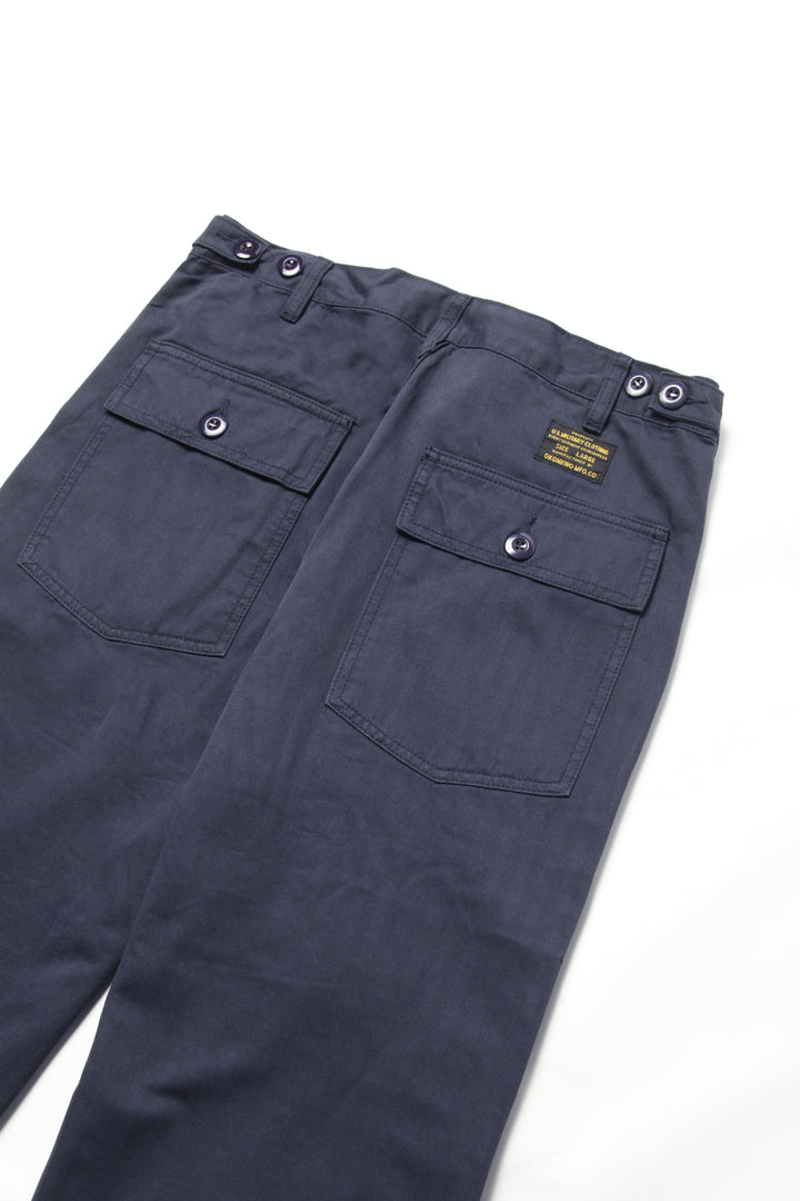 Okonkwo MFG - OG107 Fatigue Pants - Navy Herringbone