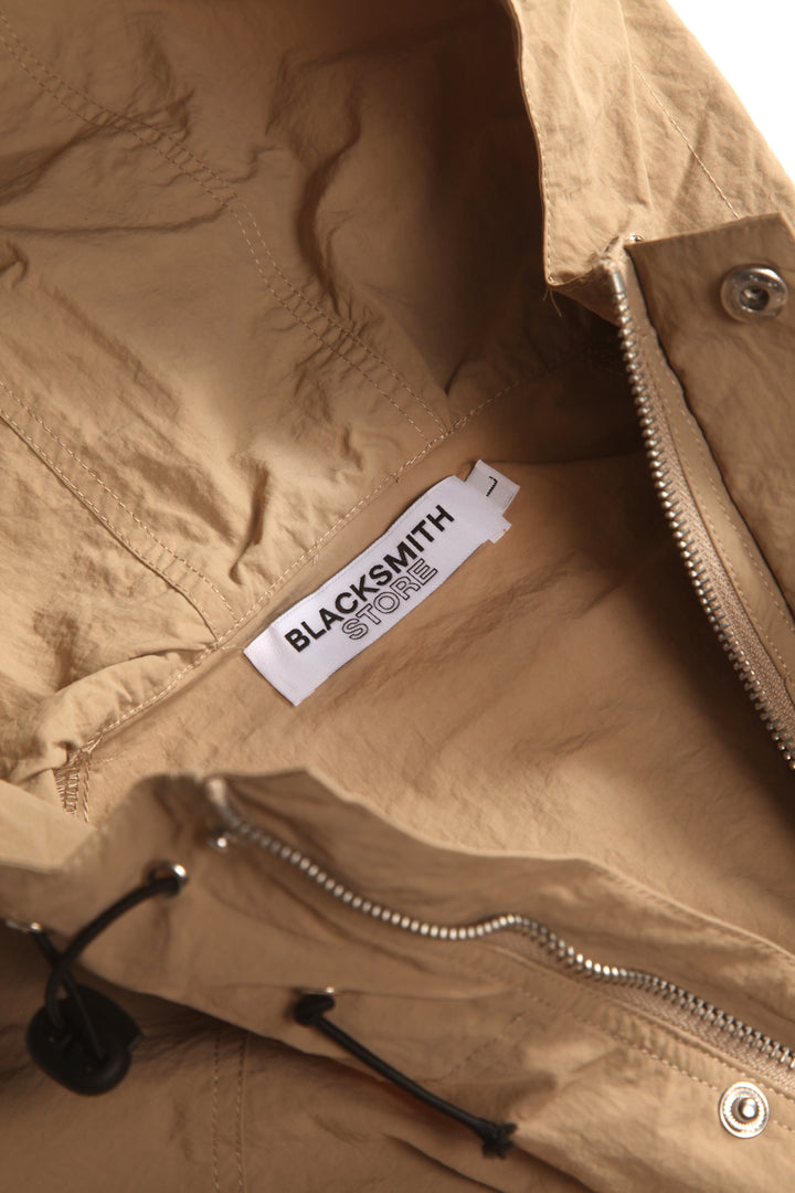 Blacksmith - Lightweight Nylon Angling Parka - Beige