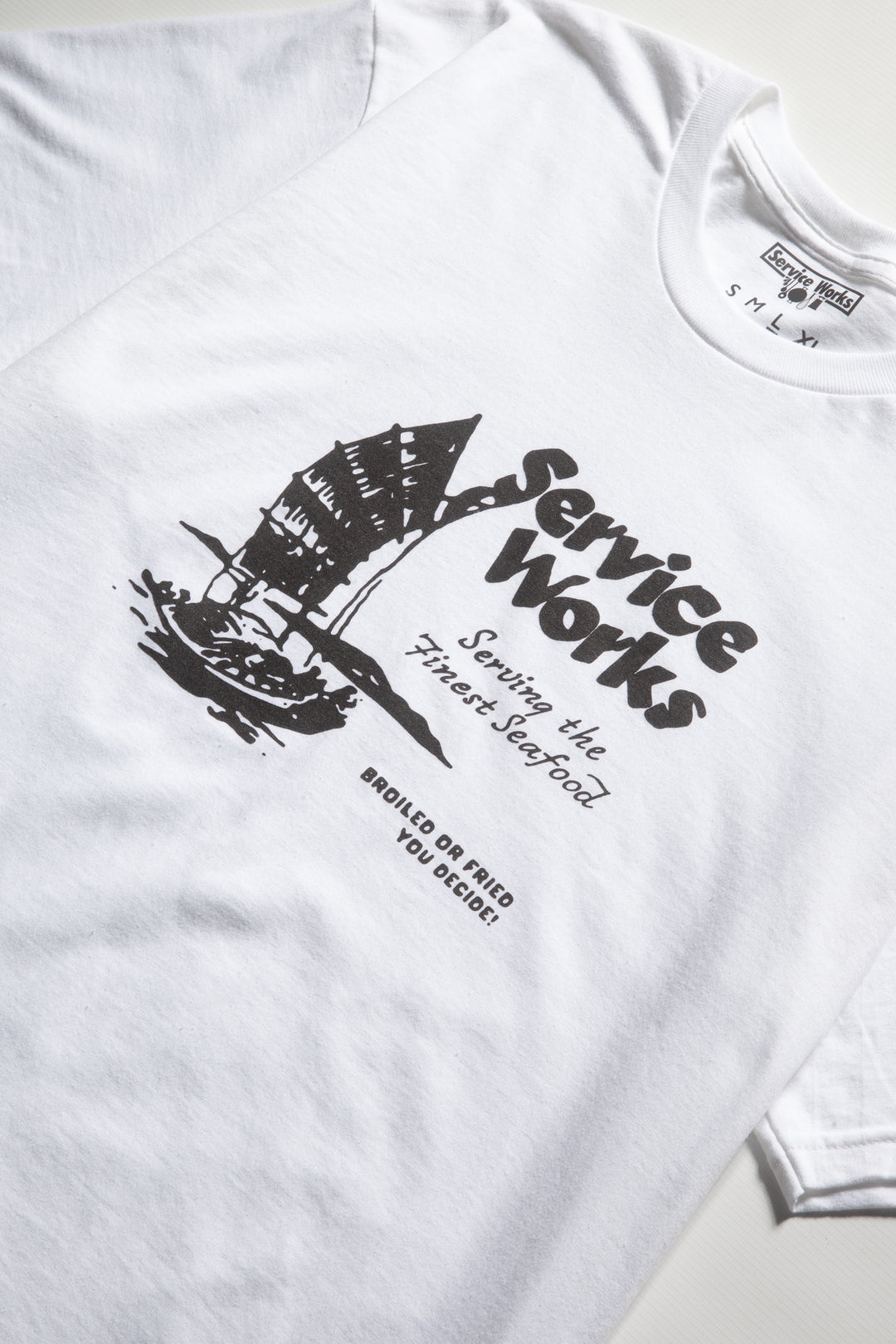 Service Works - Sail Away Tee - White