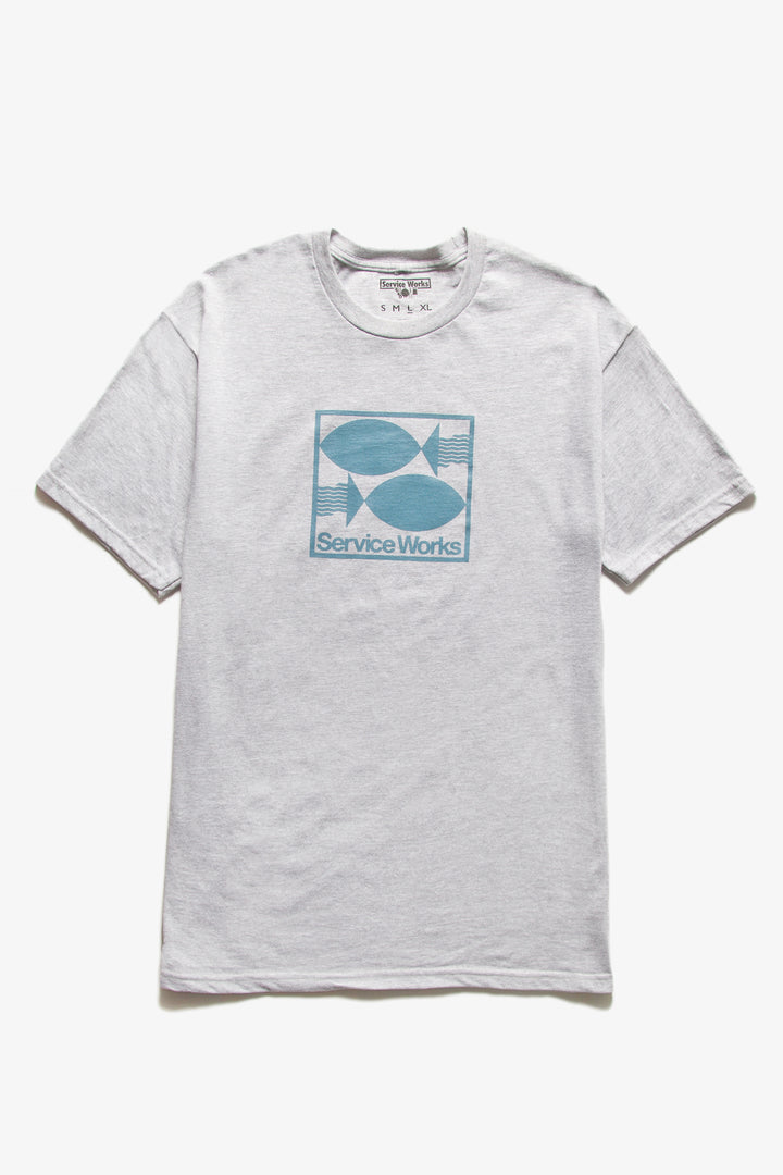 Service Works - Turbot Tee - Heather Grey