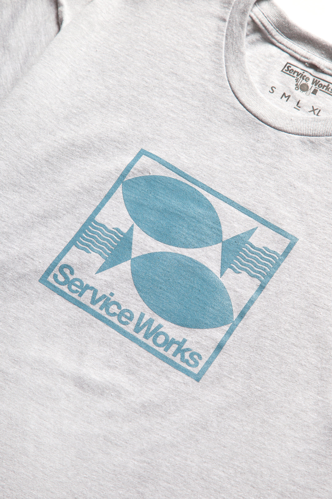 Service Works - Turbot Tee - Heather Grey