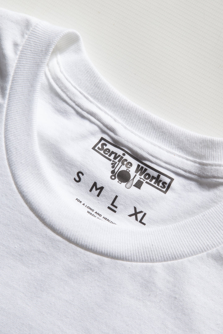 Service Works - Turbot Tee - White