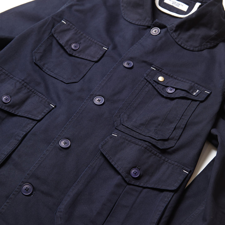 Blacksmith - Shawl Collar Work Jacket - Navy