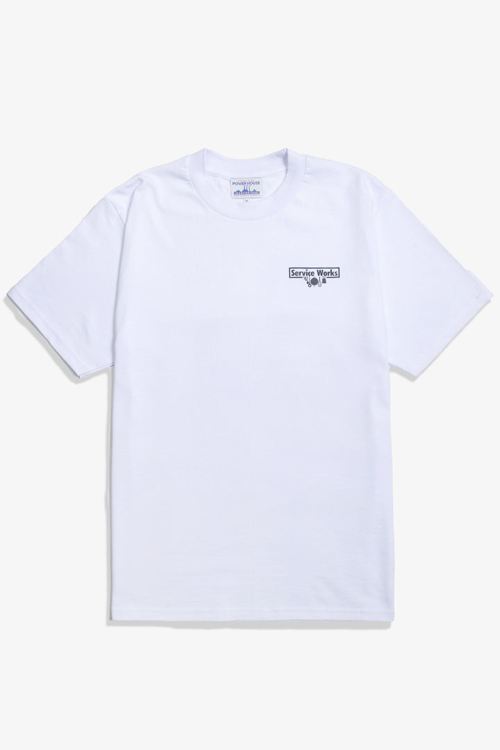 Service Works - Heavyweight Logo Tee - White